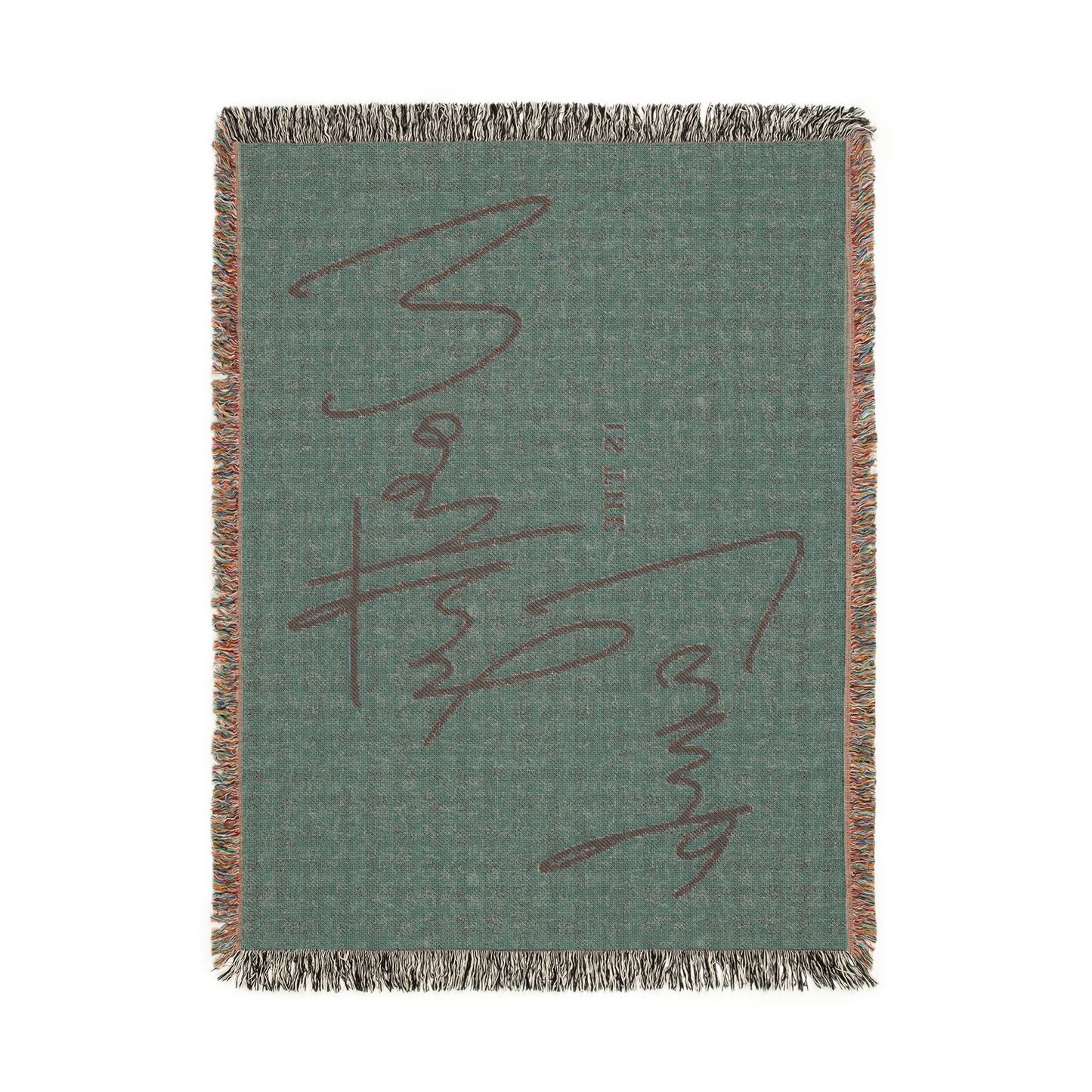 Worthy Is The Lamb Woven Blanket — Inspirational Christian Throw Blanket