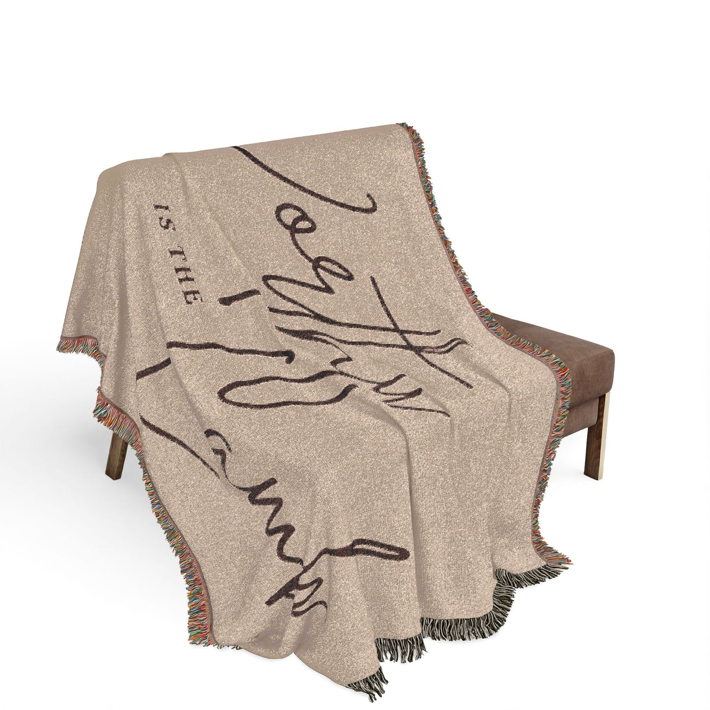 Worthy Is The Lamb Woven Blanket — Inspirational Christian Throw Blanket