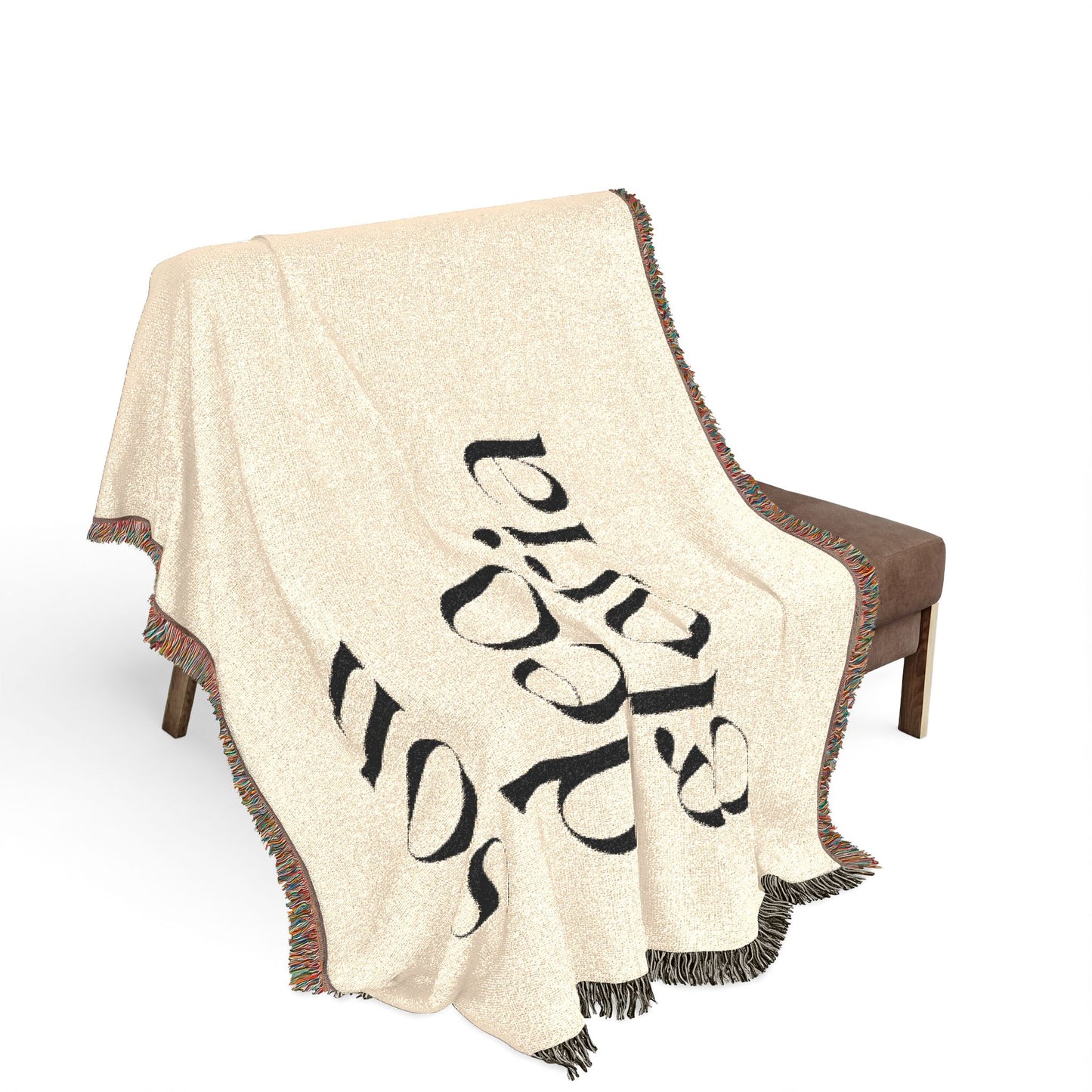 Woven Blanket — “Soli Deo Gloria” Reversible Inspirational Throw