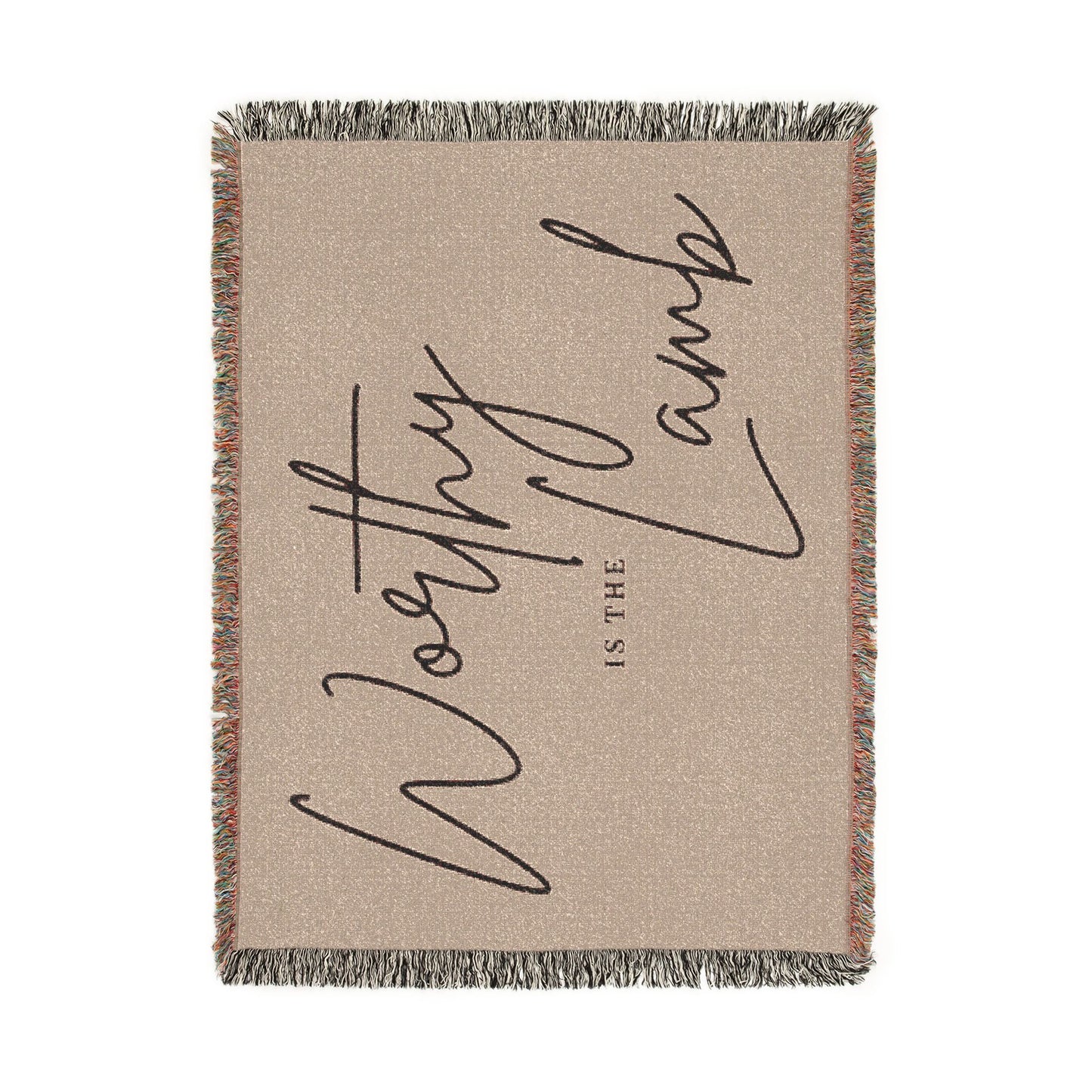 Worthy Is The Lamb Woven Blanket — Inspirational Christian Throw Blanket