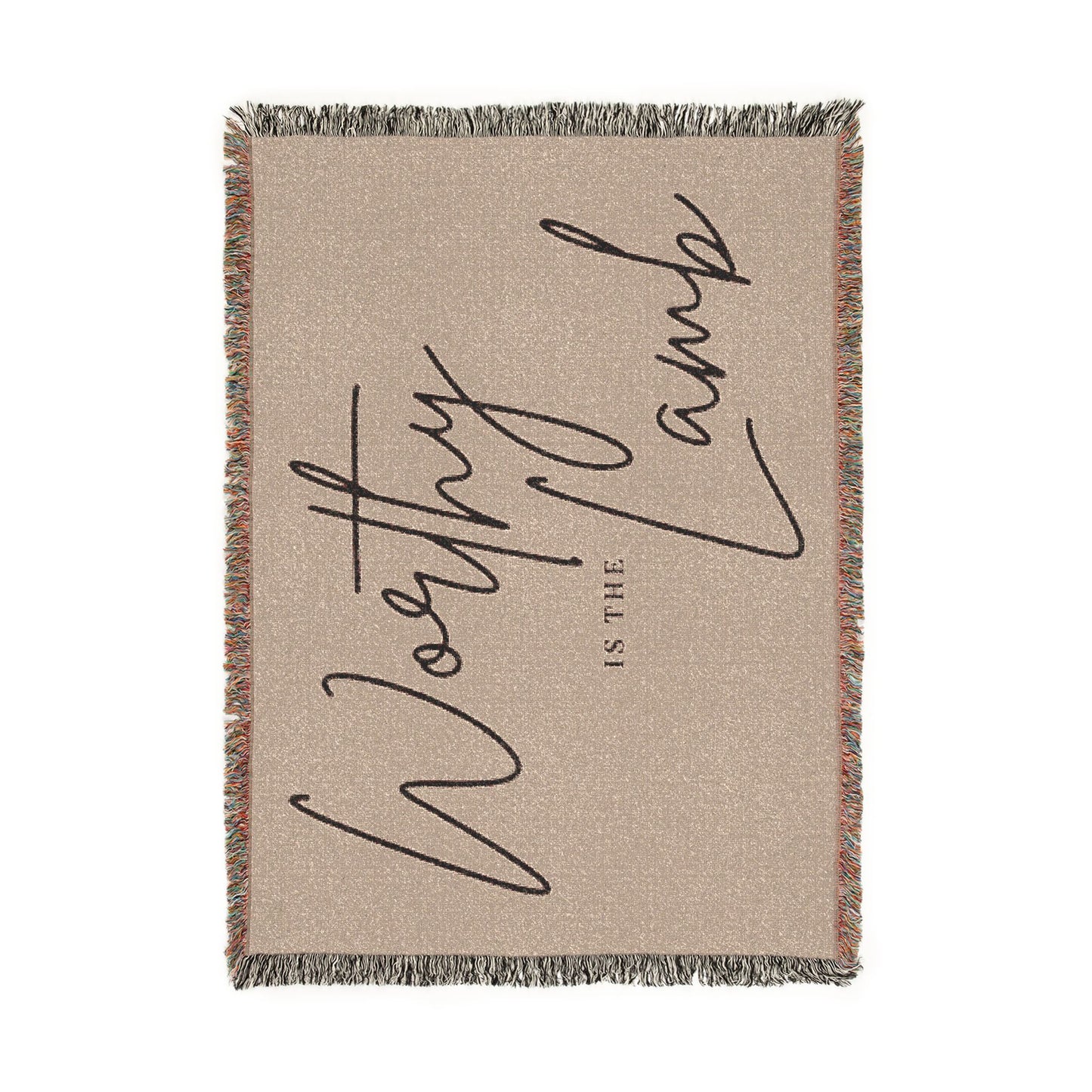 Worthy Is The Lamb Woven Blanket — Inspirational Christian Throw Blanket
