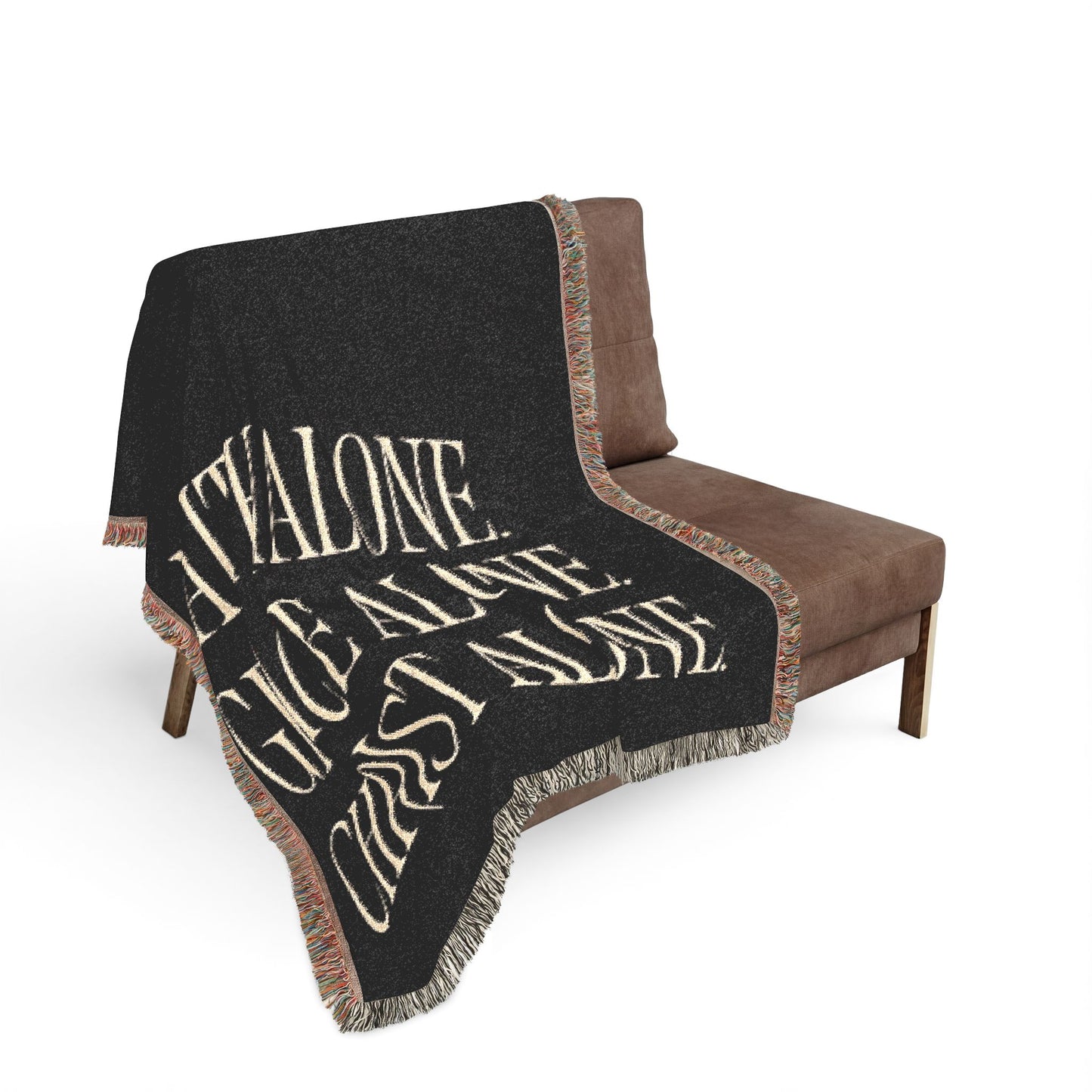 Faith, Grace & Christ Woven Blanket — Inspirational Christian Throw