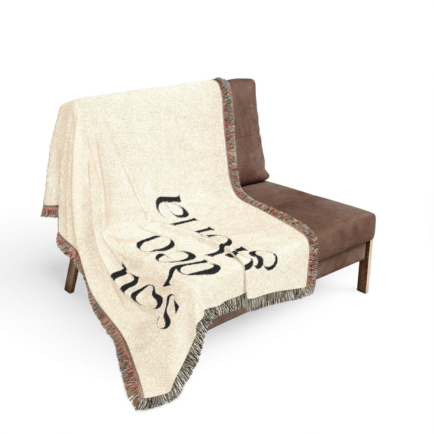 Woven Blanket — “Soli Deo Gloria” Reversible Inspirational Throw
